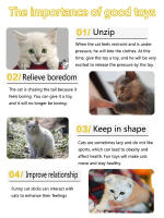 Juego De Juguetes Para Gatos 10/11 Piezas Pack De Variedad Juguete Divertido Para Gatos Combustible De Plástico - details 0