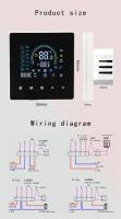 Termostato Inteligente Wifi Controlador De Temperatura Con Bloqueo Infantil Pantalla LCD Protección Contra Incendio Y Cryogenic Fire Y Cryogenic Protection Para Hogar Inteligente - details 6