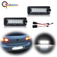 Luces De Placa LED Para VW GTi Golf 4 5 6 7 MK4 MK5 MK6 MK7 Passat B7 CC EOS Scirocco Beetle Con Canbus 2PCS Instalación Directa - details 0