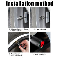 Juego De 4 Tapones De Válvula De Neumático Para Coche Y Motocicleta Estilo De Calavera Cubierta De Polvo Para Vehículos - details 9
