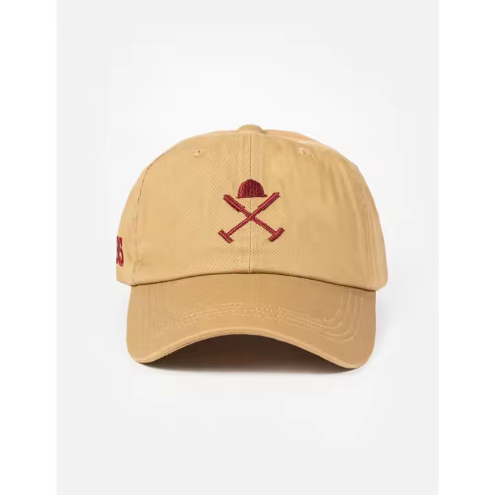 Gorra Harper Neyer Icon para Hombre en Color Camel con Logo Rojo - 1