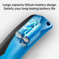 Tijeras Eléctricas Sin Cable Para Costura Aideepen Recargables Por USB Para Corte De Algodón Tela Cuero Y Otros Material Blade De Acero Tungsteno - details 6