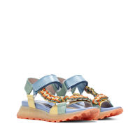 HISPANITAS  SANDALIA PIEL VERDE CELESTE - details 1
