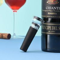 Tapa De Vaso Reutilizable Para Vino Cerveza Y Refrescos 5PC Negro Sellador De Botella Aéreo Barra Accesorios Tapón Ecológico De Silicona - details 6