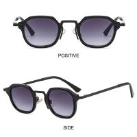 Nuevos Gafas De Sol Cuadradas Pequeñas Moda Retro Punk Unisex Vintage Trendy Con Protección UV400 Para Conducir Ópticas De Moda - details 4