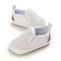 Zapatos De Bebé Para Niño Recién Nacido 0-18M Casual Toddler Infant Loafers Algodón Suela Suave Moccasins Primera Marcha - details 6