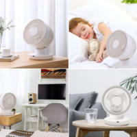Ventilador Oscilante con mando a Distancia, Ventilador Sobremesa Giratorio con Control de Remoto, 17w Ventilador Silencioso Potente Ventilador Circulación de Aire, 6 Velocidades, 7 Horas Temporizador, 70° Oscilante,Ventilador Portátil para Hogar, Trabajo - details 10