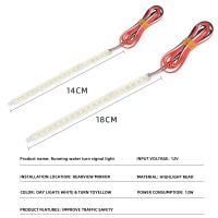 Lámpara De Señal De Espejo Retrovisor Para Coche 1/2pc Luz De Movimiento Y Encendido DRL Conversión De Guía De Volante Luz De Escaneo - details 1