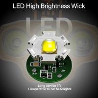 Linterna Frontal LED Potente 5 USB Recargable Impermeable Para Pesca Caza Camping Senderismo Luz De Mano Exterior - details 9