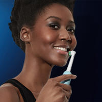 Cepillo de Dientes Eléctrico Oral-B Pro 1 Azul Turquesa, Pack Regalo Funda de Viaje y con 2 Cabezales Cross Action de Recambio. Sensor de presión encías. - details 3