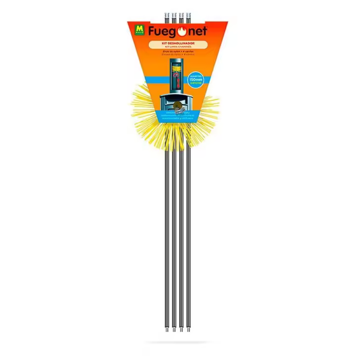Kit deshollinador erizo nylon 150mm - 1