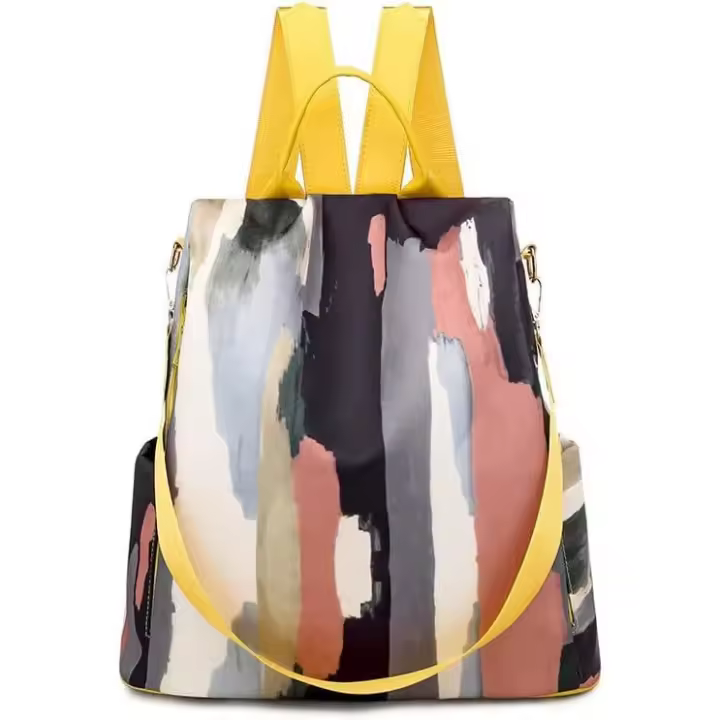 Mochilas mujer, antirrobo, nailon impermeable, informal, mochila de vie ligera, mochilas escolares para niñas. - 1