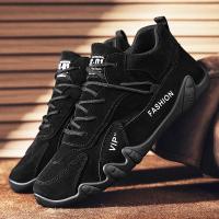 Botas De Piel Impermeables Para Hombre Botines De Motor Casuales Con Cordones Suela De Goma Tacón Plano Talla Verdadera - details 8