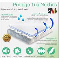 D'A GAMA HOME COLLECTION S.L. Protector de Colchón Impermeable y Transpirable Tencel 100% Lyocell - Largo 190 y 200 - Alto 28 Cm - Todas las Tallas - details 1