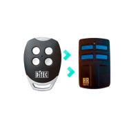 DITEC GOL 4 C Mando de Garaje Universal HR MULTI 2 compatible DITEC GOL4 C Frecuencias 433 y 868 Mhz Unifique Hasta 4 Mando en 1 - details 0