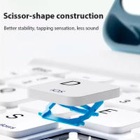 Teclado Inalámbrico Bluetooth Para Android iOS Windows Con Mouse Blanco Gran Standby Longitud De La Batería Extra Cambio Con Un Click - details 5