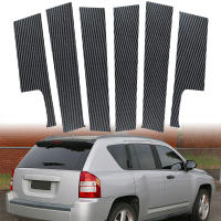 Pegatinas De Estilo Cromado Para Ventanas Y Puertas De Coche Negro/Ceniza Adecuadas Para Jeep Compass 2007-2017 Accesorios De Coche - details 14