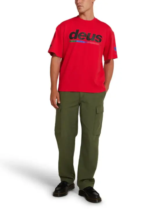 DEUS CAMISETA DIG RED RACE - 1