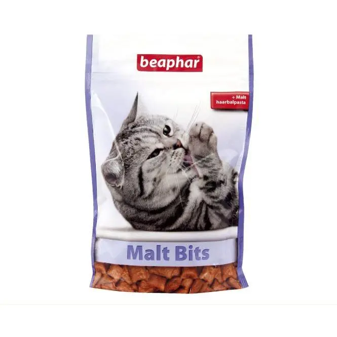 BEAPHAR - BEAPHAR - BOCADITOS MALTA BITS GATO DE 150 GRAMOS (PACK 4 UDS) - 1