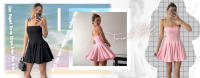 Vestido Mini A-Line De Encaje IAMHOTTY Blanco Sin Mangas Estilo Coquette Elegante Y Dulce Para Fiesta Y Vacaciones Traje De Corset Con Panel De Encaje - details 0