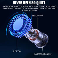 Ventilador de cuello colgante con pantalla Digital, Ventilador eléctrico sin aspas, banda para el cuello, Mini enfriador de aire portátil, recargable por USB - details 10