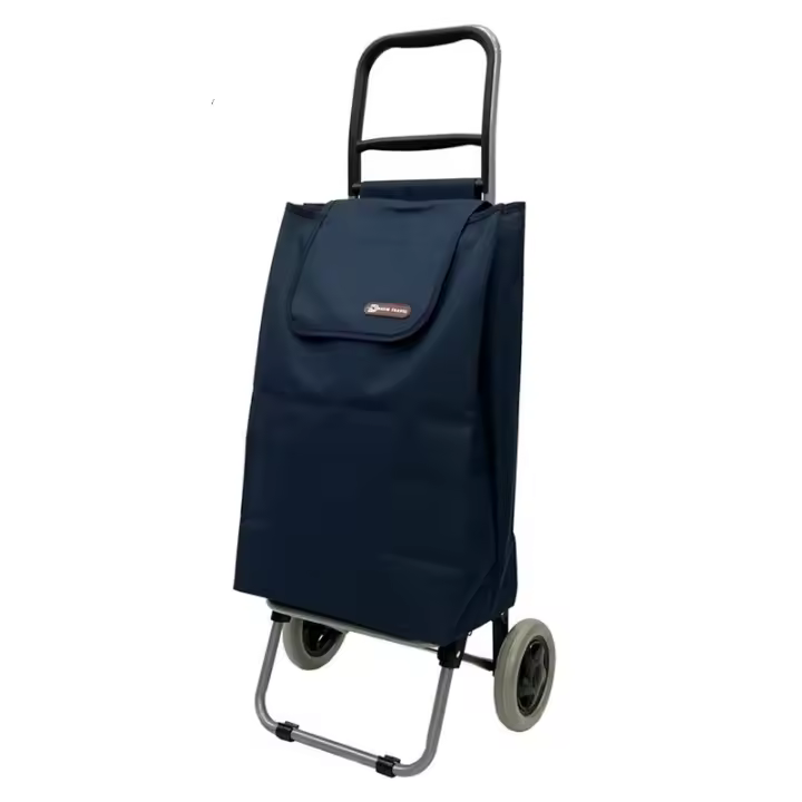 Bolsa carrito de la Busta, carrito plegable portáil para Hogar, cesta de la Busta con Rueda y soporte, Bolsa de 40 litros - 1