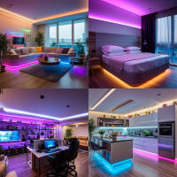 Tiras LED RGB Flexibles 10m 20m 30m Sin Fonía Para Decoración De Habitaciones Y TV Correa Luminosa Sincronizada Con Música - details 6