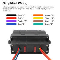 Panel De Interruptores Con 30A Fusible Y 6 Botones Para Coche Barco Remolque Caravana Indicador De Cuchilla Accesorios De Luces Toggle Para Camión - details 5