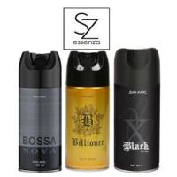 PACK 3 DESODORANTES PARA HOMBRES (450ML) ----- BILLIONER 150ML, BOSSA NOVA 150ML Y X BLACK 150ML- MARCA JEAN MARC - details 0