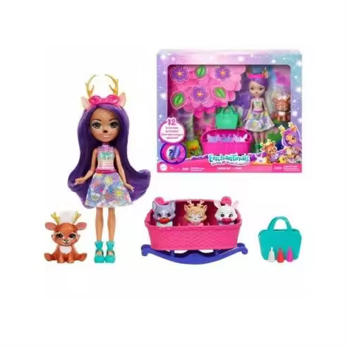 ENCHANTIMALS BABY DANESSA DEER MATTEL Raíz EDADES EDAD DE 3 A 6 AÑOS Todos los juguetes PERSONAJES ENCHANTIMALS - 1