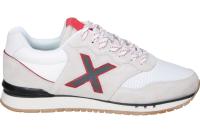 MUNICH | Zapatilla Munich Dash Premium 218 para Hombre – Deportiva en Color Blanco con Detalles en Beige y Rojo – Sneaker con Cierre de Cordones – Estilo Casual – Versátiles – Combinables – Cómodas y de Alta Calidad – Modelo 4150218 - details 0