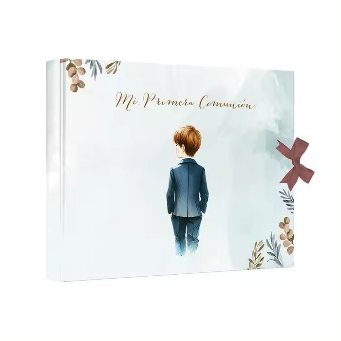 LIBRO MI PRIMERA COMUNIÓN PARA NIÑO - FORMATO HORIZONTAL | EDITORIAL ARGUVAL - 1