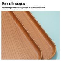 Pala De Plástico Nordic PP Para Alimentos Y Panadería Rectangular Para Almacenamiento En Cocina Y Servicio De Hotel Tapa De Postres - details 4