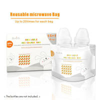 Bolsas De Esterilización De Vapor Reutilizables Bimirth S5005 Para Botellas De Alimentación Y Tetinas 16 Piezas Apta Para Microondas - details 3