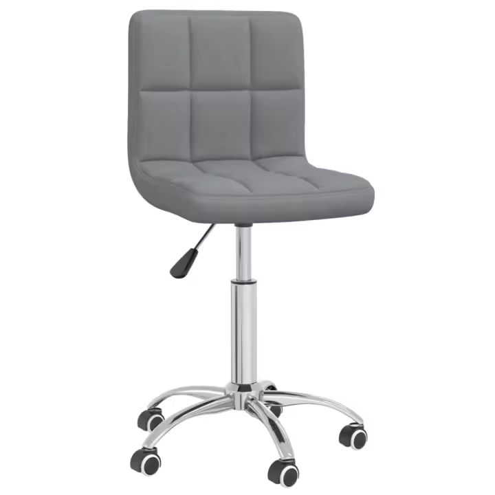 Silla de Oficina giratoria de Tela gris Claro - 1