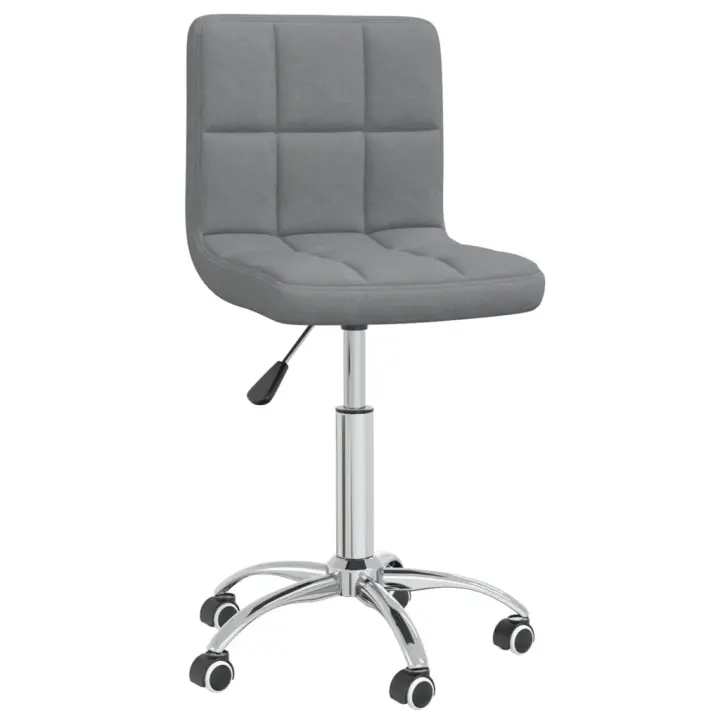 Silla de Oficina giratoria de Tela gris Claro - 1