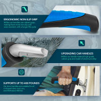 Manija De Puerta De Coche Para Ancianos Soporte Portátil Para Vehículo Y Bastón Para Acceso Fácil Y Rompe Vidrio - details 5