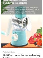 Cortador De Verduras Multifuncional Rollo Mano Cocina Hogar Rallador De Papas Acero Inoxidable Ecológico - details 1