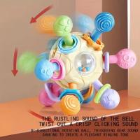 Juguetes Para Bebés 0-12 Meses Bola De Silicón Con Rattler Rotativo Juguetes Sensoriales Para El Desarrollo Del Bebé Tamaño 14x14x14 - details 4