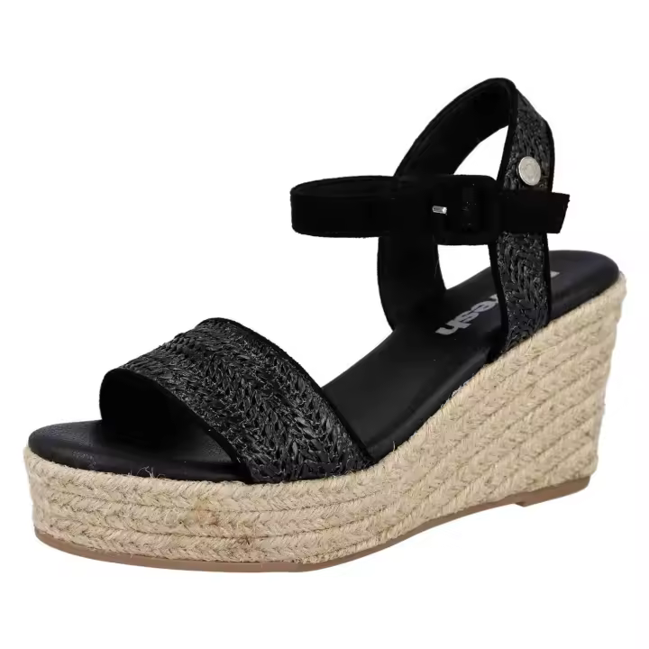 Cuñas de Esparto Refresh Md170536 para mujer en color negro - 1