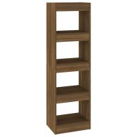 vidaXL Estantería/divisor de espacios 40x30x135 cm Blanco, Negro, Roble Sonoma Mueble Almacenaje Estantería para Oficina, Estudio, Dormitorio Estantería/Librería/ mueble de Almacenamiento - details 3