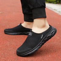 Nuevos Sandalias De Medio Tobillo Para Hombres Tenis De Malla Transpirable Zapatos De Playa Casuales Zapatillas De Verano De Lona Slip on Antideslizantes Tamaño True Fit - details 9