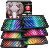 KALOUR Set De Lápices De Colores Profesionales 50/72/180/240/300 Pcs Lápices De Aceite Para Dibujos Y Pintura Artística Suministros Para Colorear - details 2