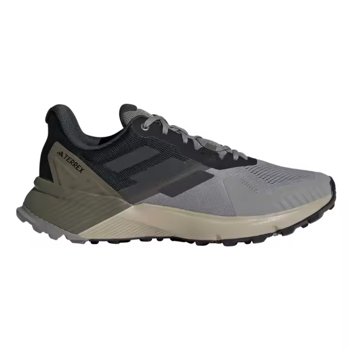 ADIDAS TERREX SOULSTRIDE GRIS/NEGRO/KAKI PARA HOMBRE - 1