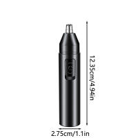 Afeitadora Eléctrica Negra Para Nariz Y Orejas Profesional Painless Para Hombres Y Mujeres Trimmer De Cabello Y Pelo De La Nariz - details 10