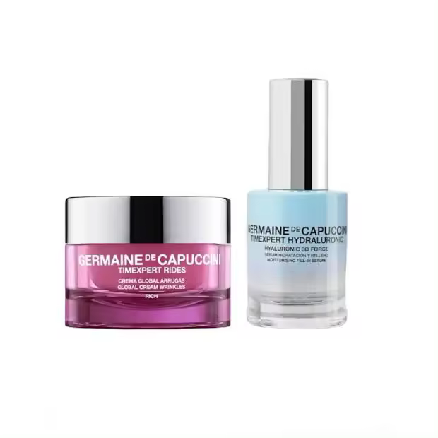 Germaine de capuccini timexpert rides rich Crema Global Arrugas 50ml + Hyaluronic 3D Force serum Timexpert Hydraluronic 30ml - 1