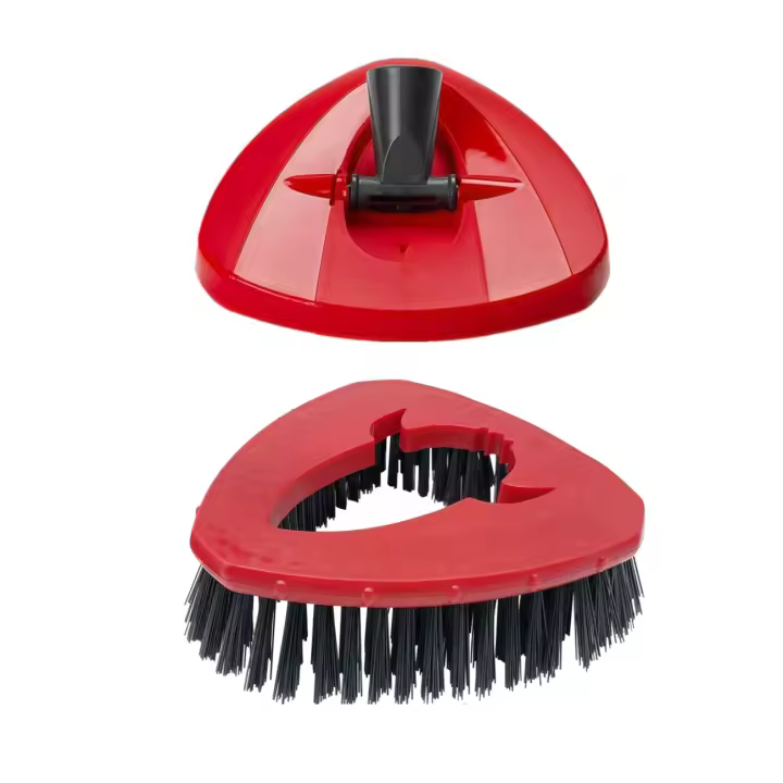 2 Pack Cepillo De Enjuague Roto Para Mopa De Espinilla Compatible Con Vileda / O-Cedar EasyWring 1-Tanque Cepillo De Pelo Duro Para Cocina Azulejos - 1