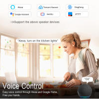 Interruptor De Pared Inteligente WiFi Tuya App 1/2/3 Ganas Sin Cable Neutro Luces LED Controladas Por Alexa Y Google Home - details 5