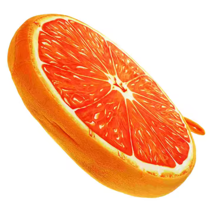 Cojín De Fruta 33 Cm Para Sofá Y Silla De Adultos Y Niños Decoración De Cojín De Almohada De Tela Seda Rellena De Algodón Para Sala De Estar - 1