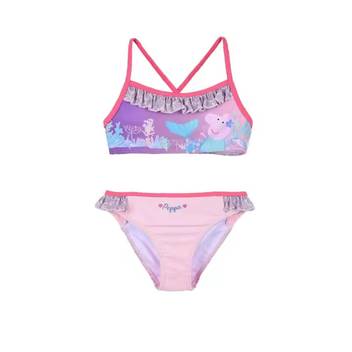 Bikini niña Peppa Pig rosa Raíz MERCHAN-STORE Bañador Peppa Pig - 1